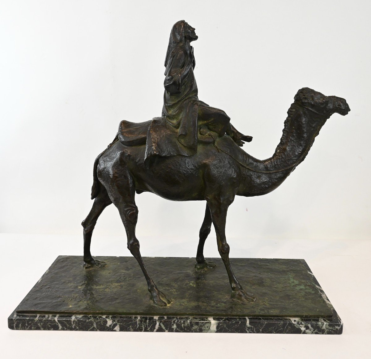 Nando Conti - Arab Praying On Dromedary - Italy First Half Of 20th Century-photo-1